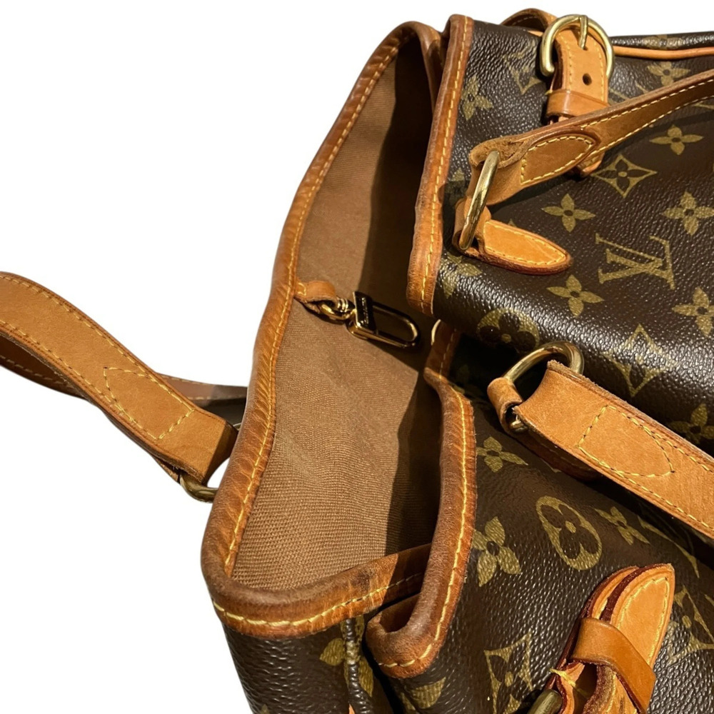 LOUIS VUITTON Brown Monogram Canvas Tote Bag - Picture 8 of 9